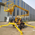 two persons hydraulic towable boom lift electric trailer spider lift for sale